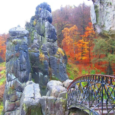 Дом отдыха Tolles Fachwerkhaus Mit Garten